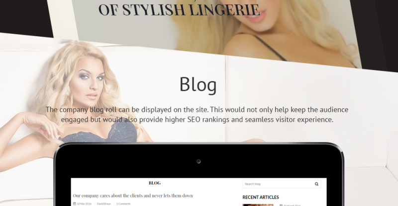 Responsives Shopify Theme für Unterwäsche #58057 - Bildeigenschaften 6
