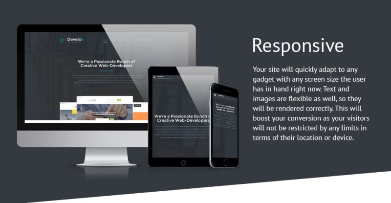 Develox Website Template #58152 - TemplateMonster