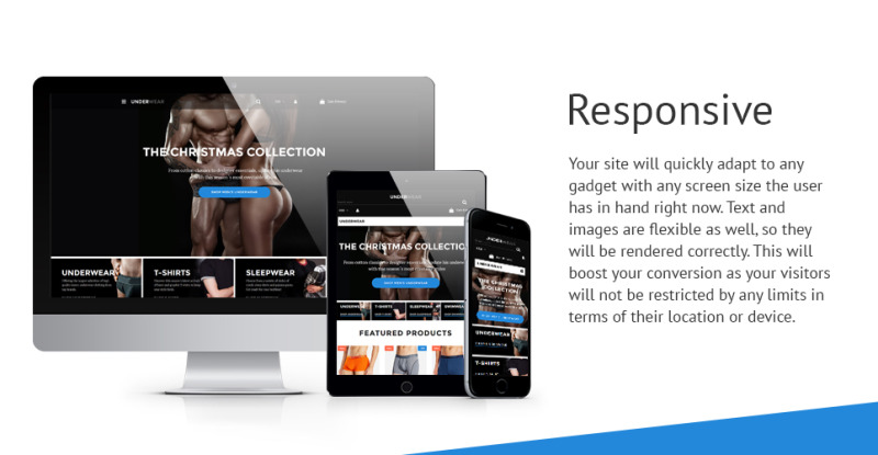 Underwear for Men Shopify Theme - Features Image 1
