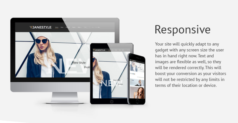 JaneStyle - Fashion Website Template - TemplateMonster