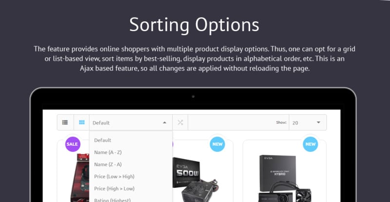iShop - Computer Store Responsive OpenCart Template - Features Image 7