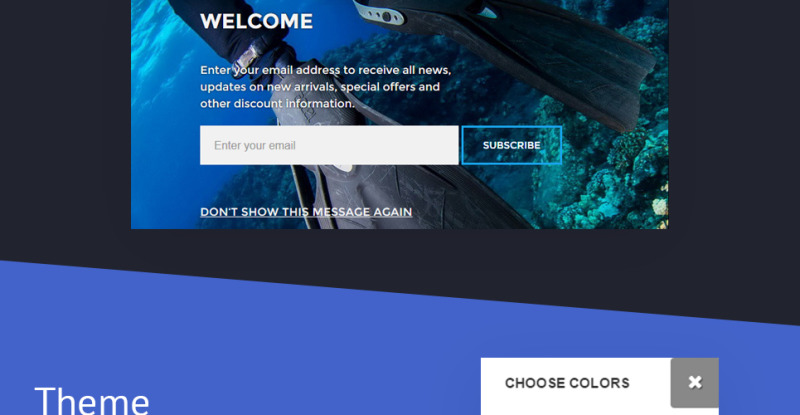 Dykning Online Store Shopify-tema - Funktionsbild 4