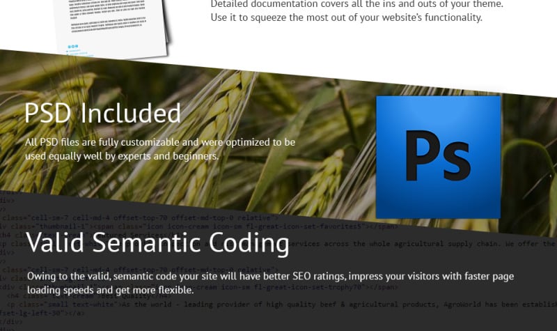 Agriculture Responsive Website Template - Features Image 9