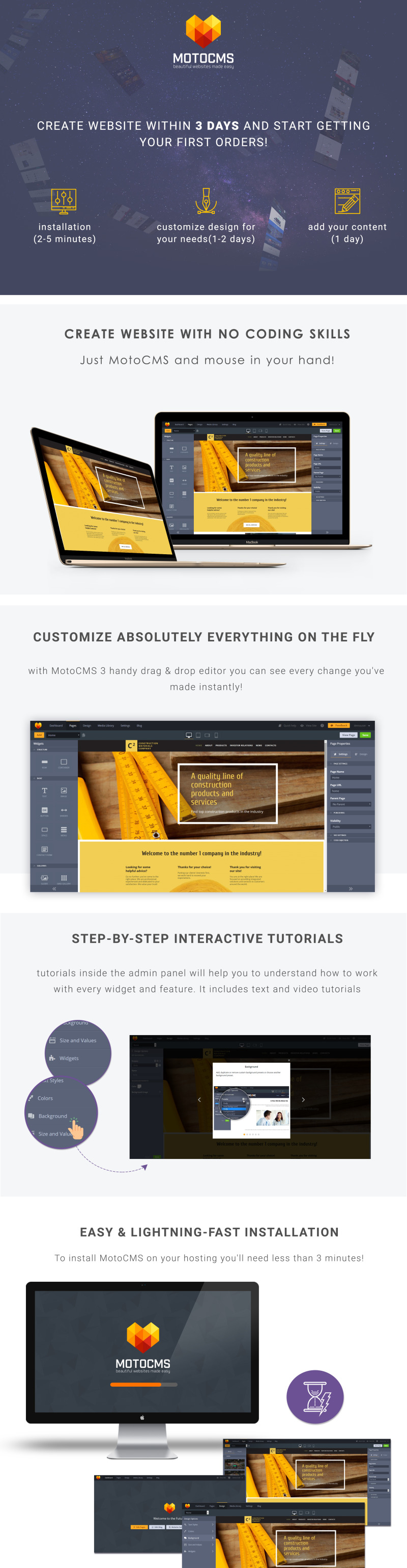 C2 - Construction Materials Company Moto CMS 3 Template - Features Image 1