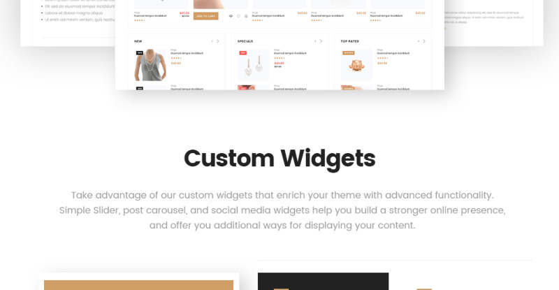Zirconia - Jewelry & Accessories Store Responsive WooCommerce Theme - Features Image 17