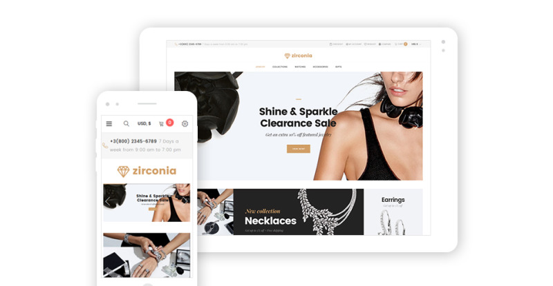 Zirconia - Jewelry & Accessories Store Responsive WooCommerce Theme - Features Image 22