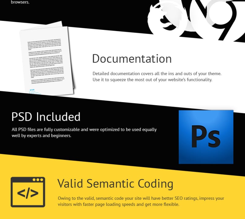 11 rooms Responsive Website Template - Features Image 8