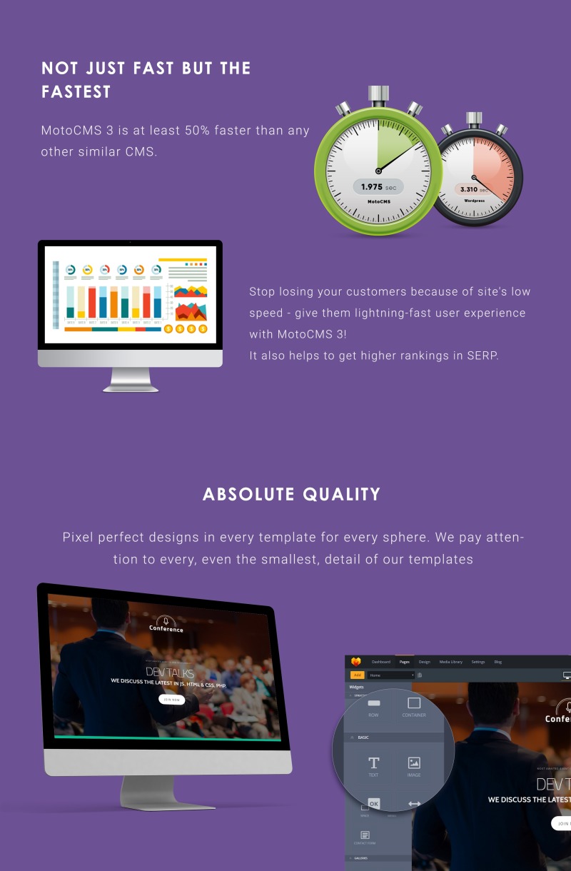 Conference Moto CMS 3 Template - Features Image 4