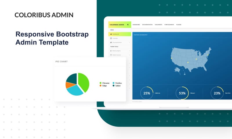 Coloribus Admin - Multifunctional Dashboard Clean Admin Template - Features Image 1