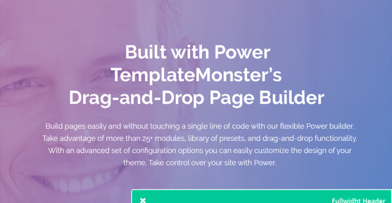 Mike Bridge - Motivational Coach Responsive WordPress thema №58914 - Eigenschappen Afbeelding 1