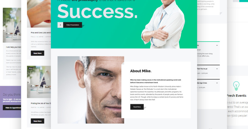 Mike Bridge - Motivational Coach Responsive WordPress thema №58914 - Eigenschappen Afbeelding 8
