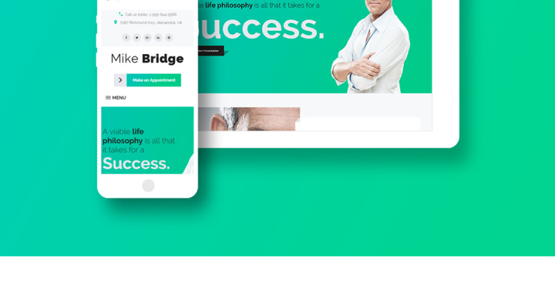 Mike Bridge - Motivational Coach Responsive WordPress thema №58914 - Eigenschappen Afbeelding 15