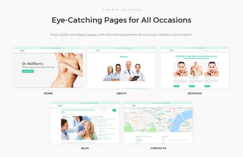 Pristine - Plastic Surgery WordPress Theme - Features Image 2