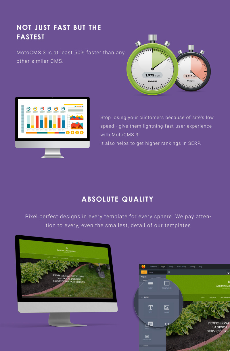 Landscape Design Moto CMS 3 Template - Features Image 4