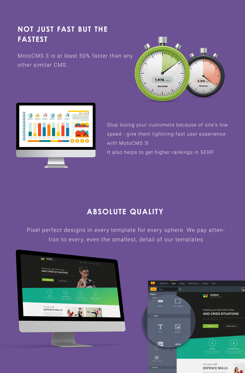 Moto CMS 3 Template namens Best Martial Arts #59064 - Bildeigenschaften 4