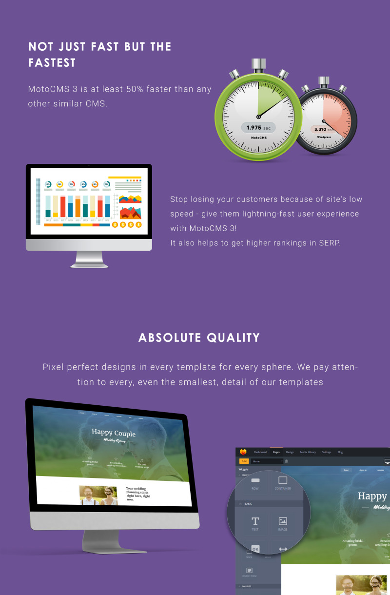 Happy Couple - Wedding Planner Moto CMS 3 Template - Features Image 4