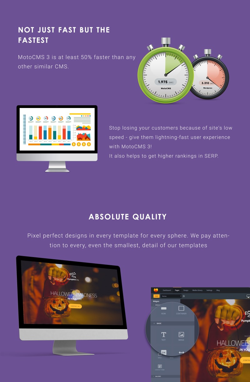 Modello Moto CMS 3 Responsive #59228 Halloween - Immagine Caratteristiche 4