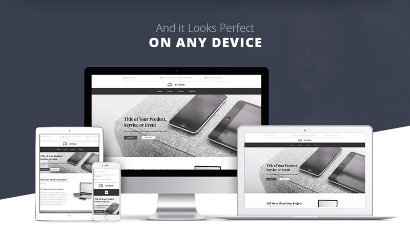 ReMobile MotoCMS 3 Landing Builder - Features Image 3