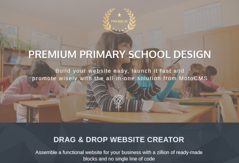 Novelmax - Primary School Premium Moto CMS 3 Template - Features Image 1