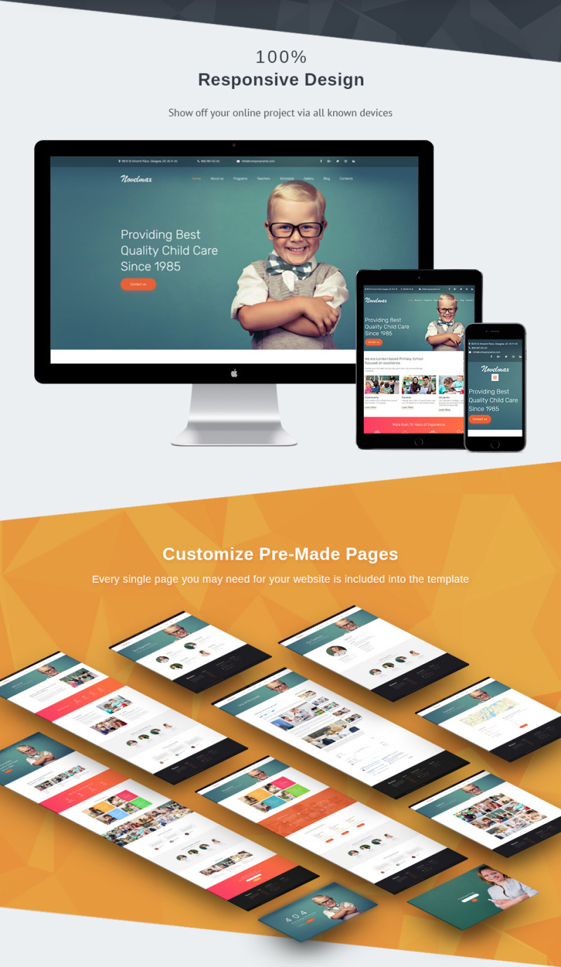Novelmax - Primary School Premium Moto CMS 3 Template - Features Image 3