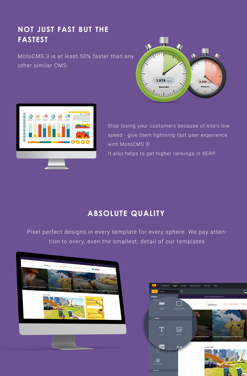 Games Responsive Moto CMS 3 Template - Features Image 4