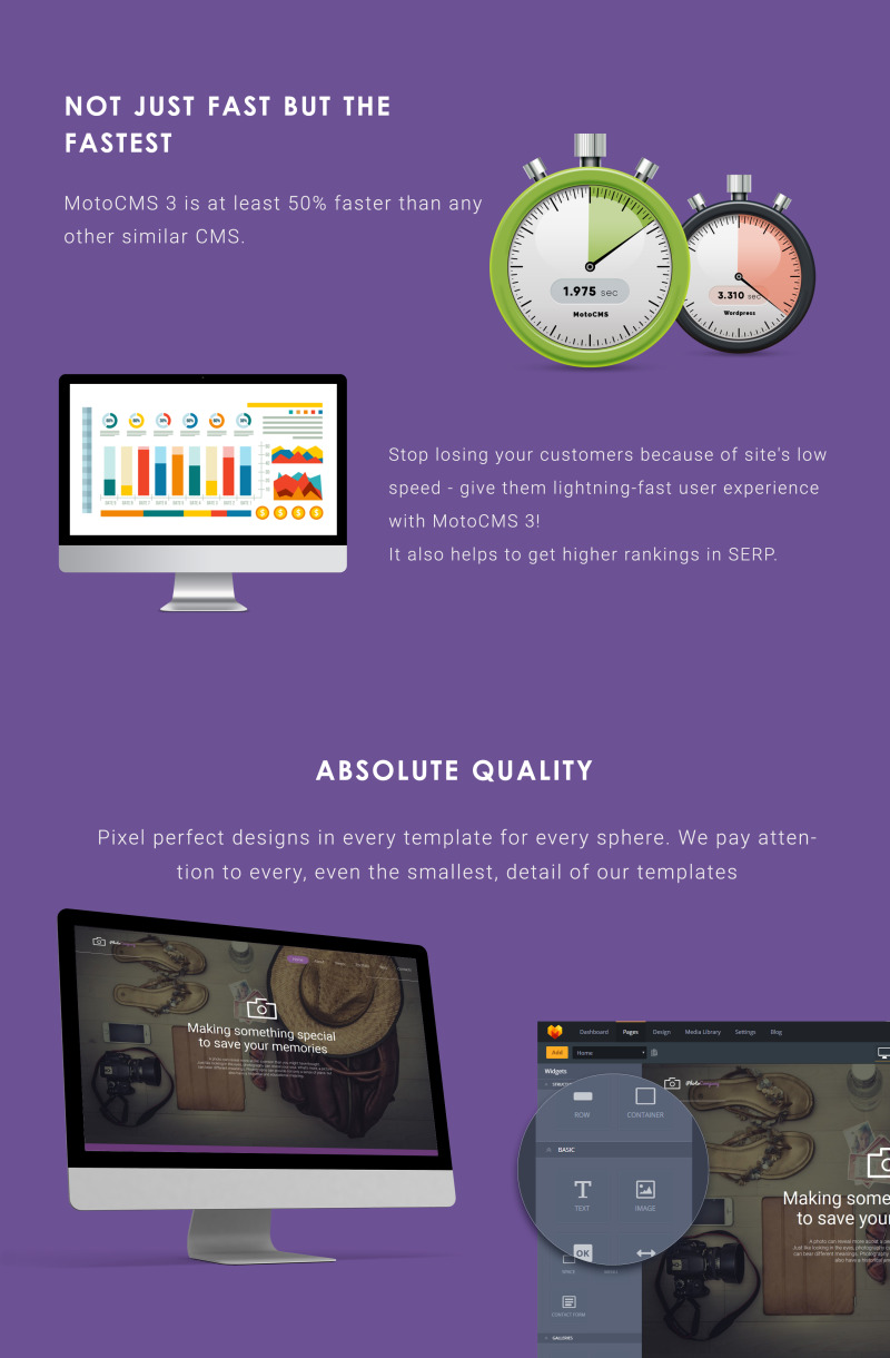 Photographer Portfolio Photo Gallery Template - Features Image 4