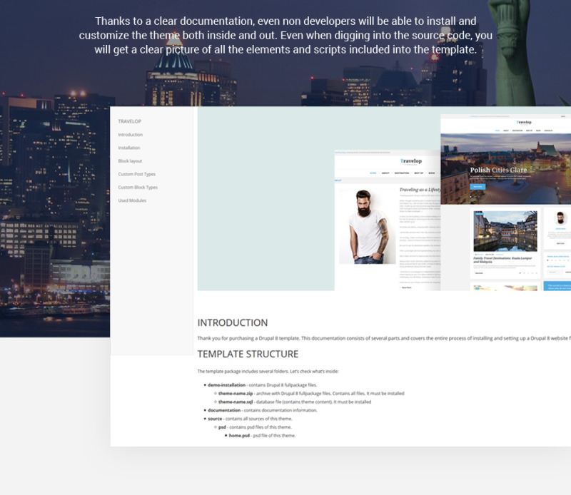Travelop - Traveling Blog Drupal Template - Features Image 15