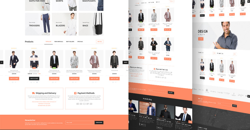 MannerAuthor - Men Clothes PrestaShop Theme - TemplateMonster