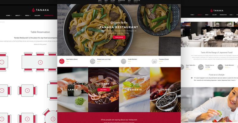 Tanaka - Japanese Restaurant Responsive WordPress thema №60113 - Eigenschappen Afbeelding 9