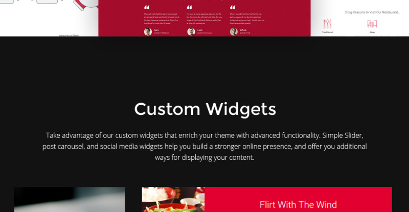 Tanaka - Japanese Restaurant Responsive WordPress thema №60113 - Eigenschappen Afbeelding 10