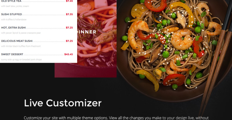 Tanaka - Japanese Restaurant Responsive WordPress thema №60113 - Eigenschappen Afbeelding 13