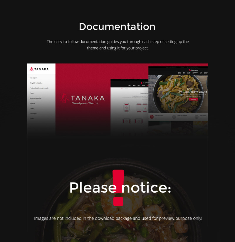 Tanaka - Japanese Restaurant Responsive WordPress thema №60113 - Eigenschappen Afbeelding 22