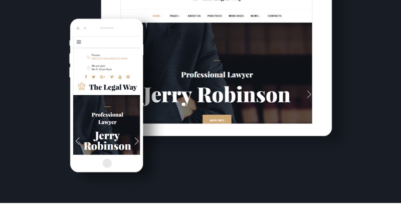 The Legal Way - Avocat & Procureur thème WordPress adaptatif #61148 - Image 21