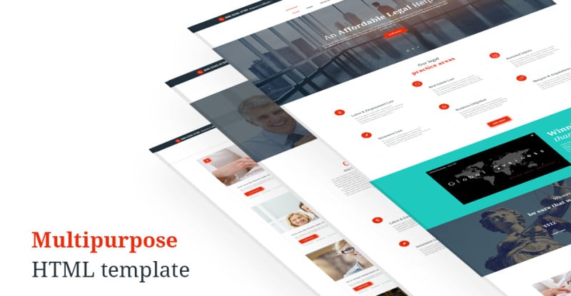 Law Firm Responsive Website Template TemplateMonster