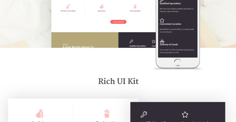 Royal Villas Website Template - Features Image 2