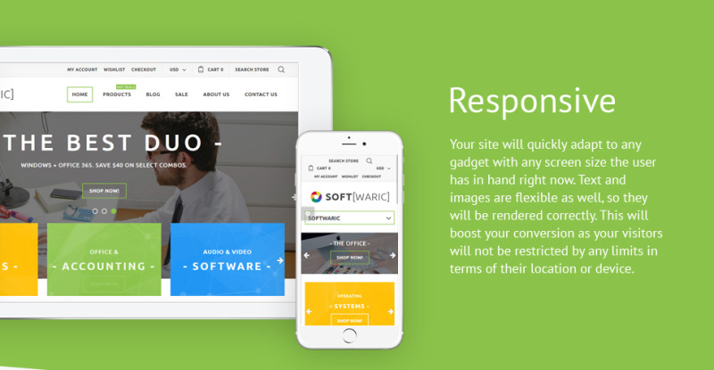 Software Store Responsive Shopify Theme - Features Image 1