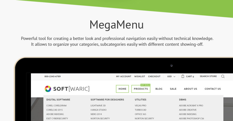Software Store Responsive Shopify Theme - Features Image 2