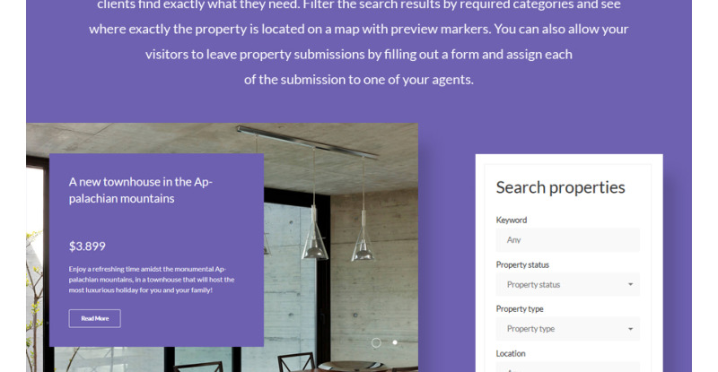 CozyHouse - Real Estate Premium WordPress Theme - Features Image 2