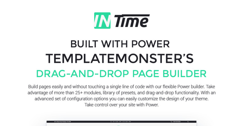 InTime - Delivery Services WordPress Theme Responsive WordPress thema №61227 - Eigenschappen Afbeelding 1