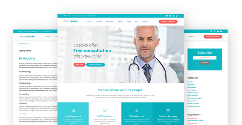 GlobalHealth - Doctor & Medical WordPress Theme - Features Image 20
