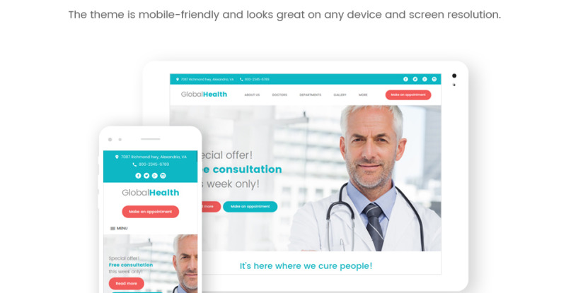 GlobalHealth - Doctor & Medical WordPress Theme - Features Image 27