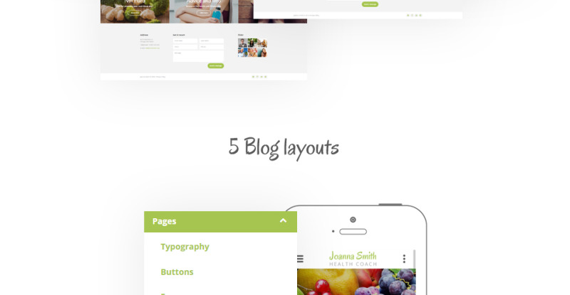 Weight Loss Responsive Website Template TemplateMonster