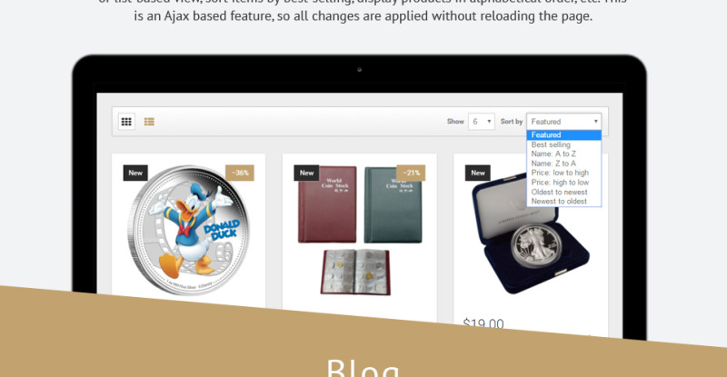 Collectible Coins & Supplies Shopify Theme - Features Image 7
