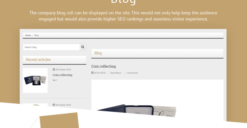 Collectible Coins & Supplies Shopify Theme - Features Image 8