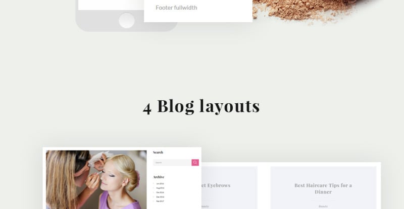 Makeup Artist Website Template from s.tmimgcdn.com