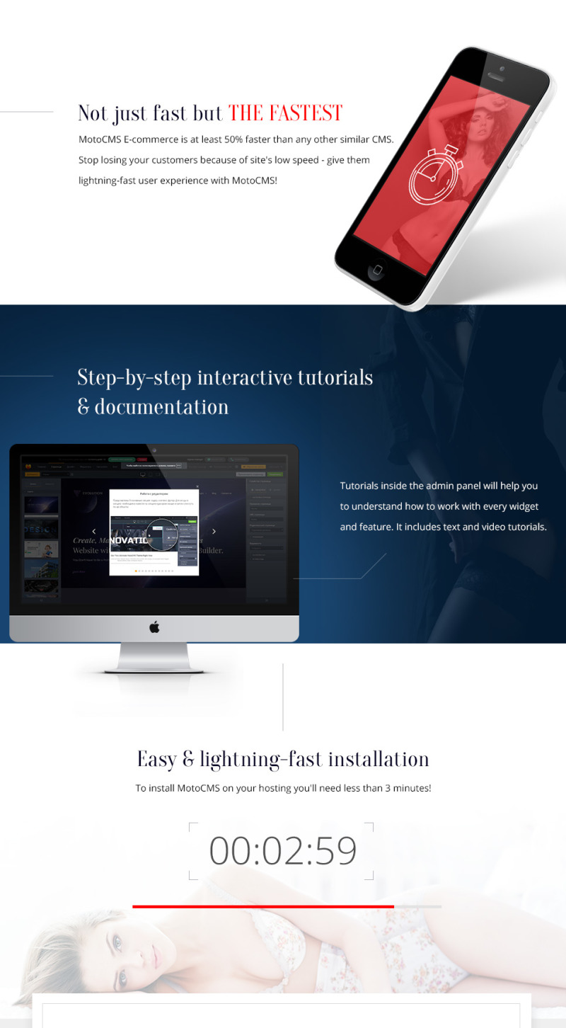 Zoe Fashion Responsive MotoCMS Ecommerce Template - Features Image 5