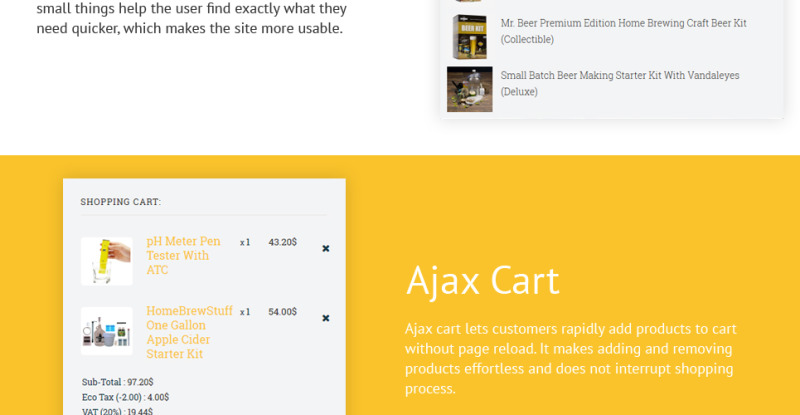 HomeBrew - Brewery Responsive OpenCart Template - Features Image 10