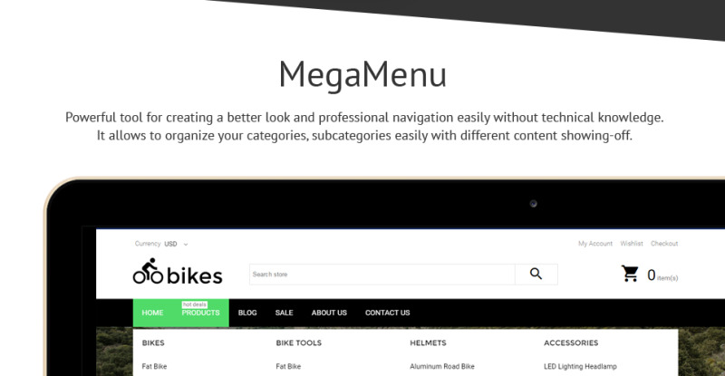 Cycling Responsive Shopify Theme - Features Image 2