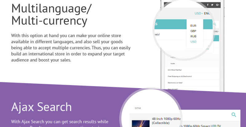 Electronics Store Responsive OpenCart Template - Features Image 8