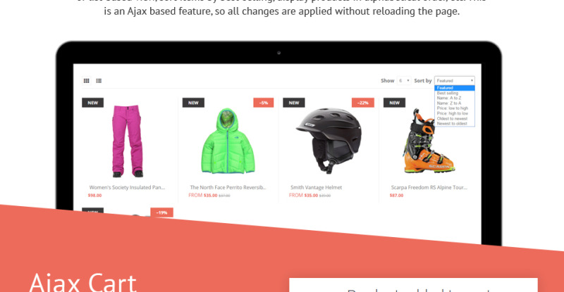 Extreme Sports Store Shopify Theme - Features Image 5